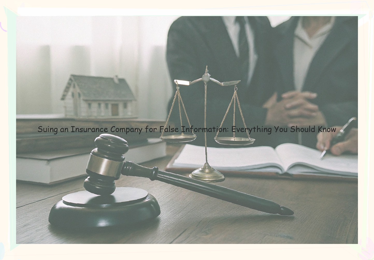 Suing an Insurance Company for False Information: Everything You Should Know